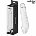 ADDICTED TOYS - PRZEZROCZYSTA NAKŁADKA NA PENISA ROZMIAR M 27 CM