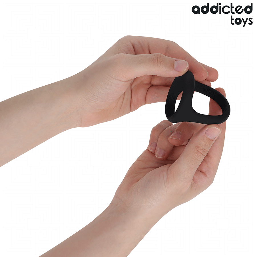 ADDICTED TOYS - GRUBY POTRÓJNY PIERŚCIEŃ NA PENISA