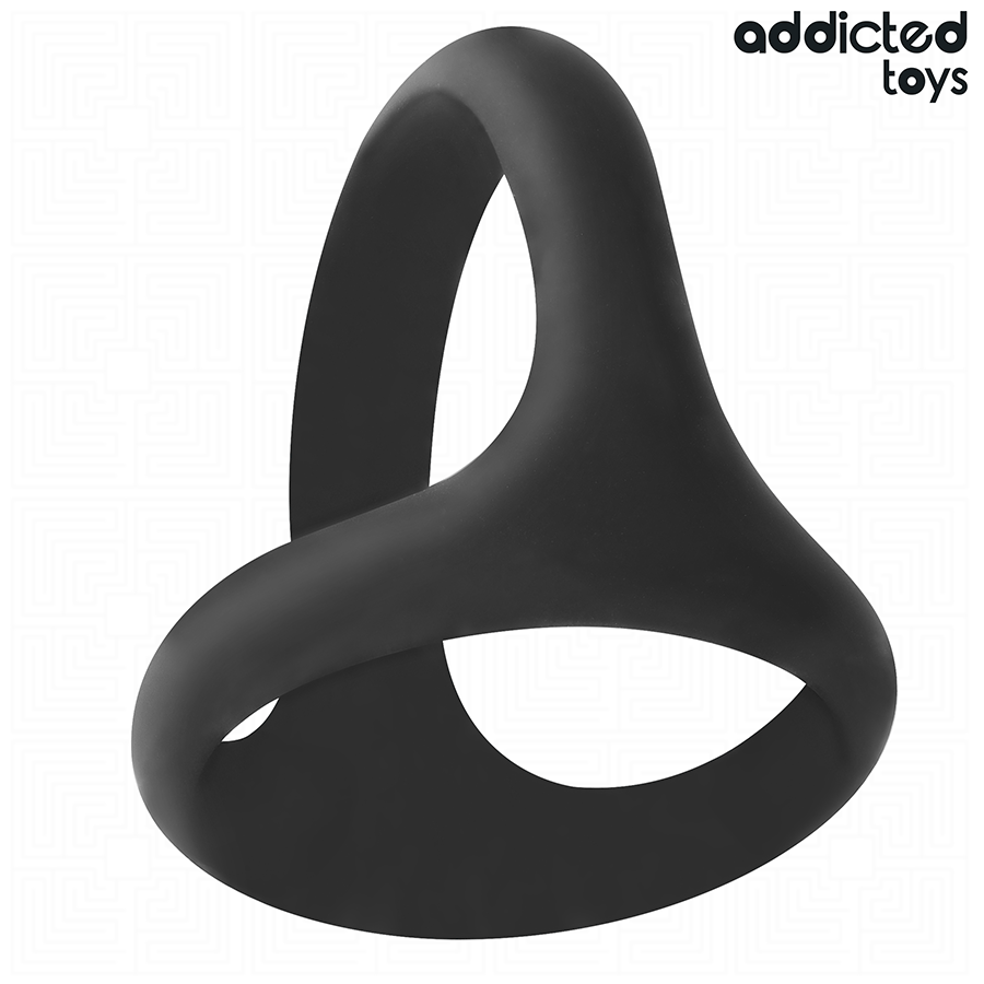 ADDICTED TOYS - GRUBY POTRÓJNY PIERŚCIEŃ NA PENISA