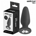 ADDICTED TOYS - KOREK ANALNY Z KLEJNOTEM SILIKONOWY ROZMIAR S 8,8 CM