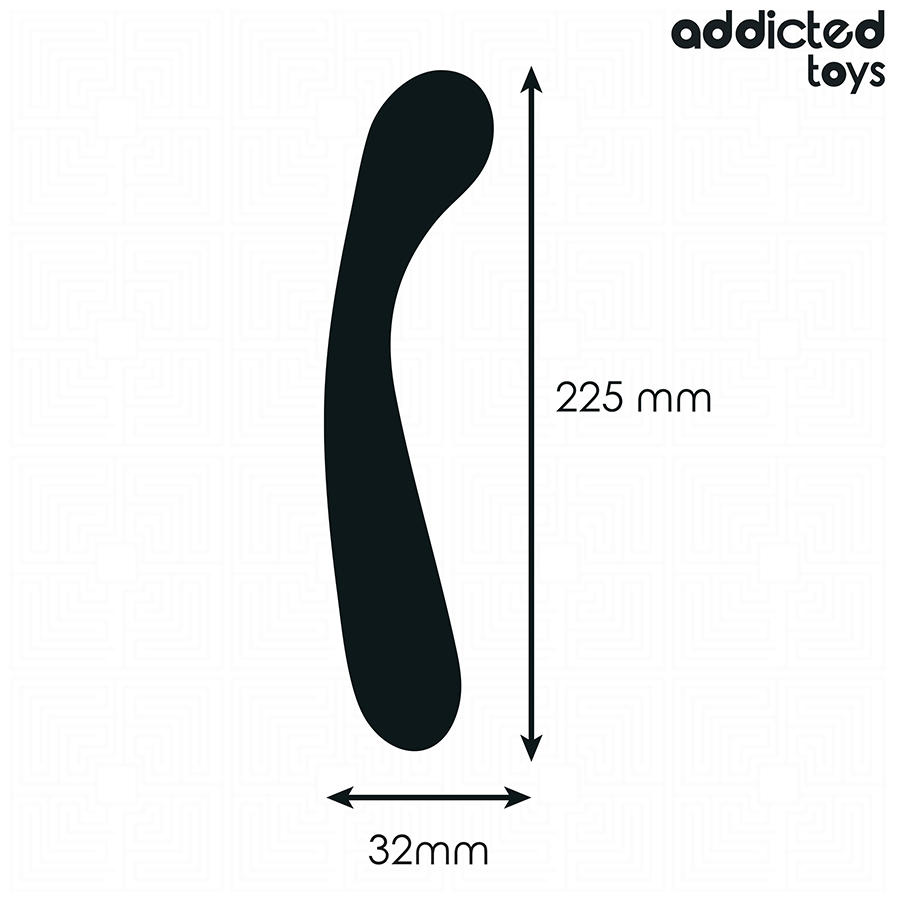 ADDICTED TOYS - PODWÓJNY MASAŻER ANALNY SILIKONOWY 22,5 CM