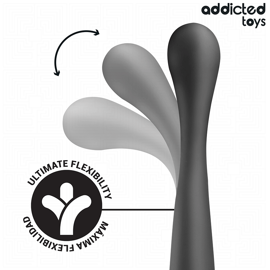 ADDICTED TOYS - PODWÓJNY MASAŻER ANALNY SILIKONOWY 22,5 CM