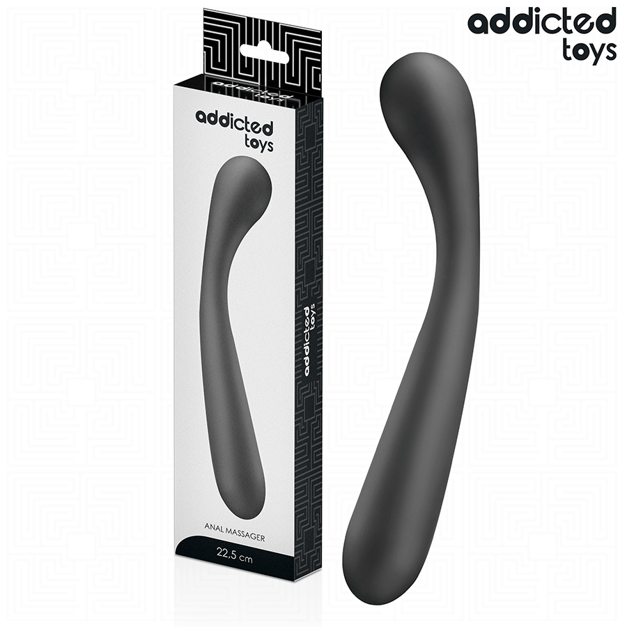 ADDICTED TOYS - PODWÓJNY MASAŻER ANALNY SILIKONOWY 22,5 CM