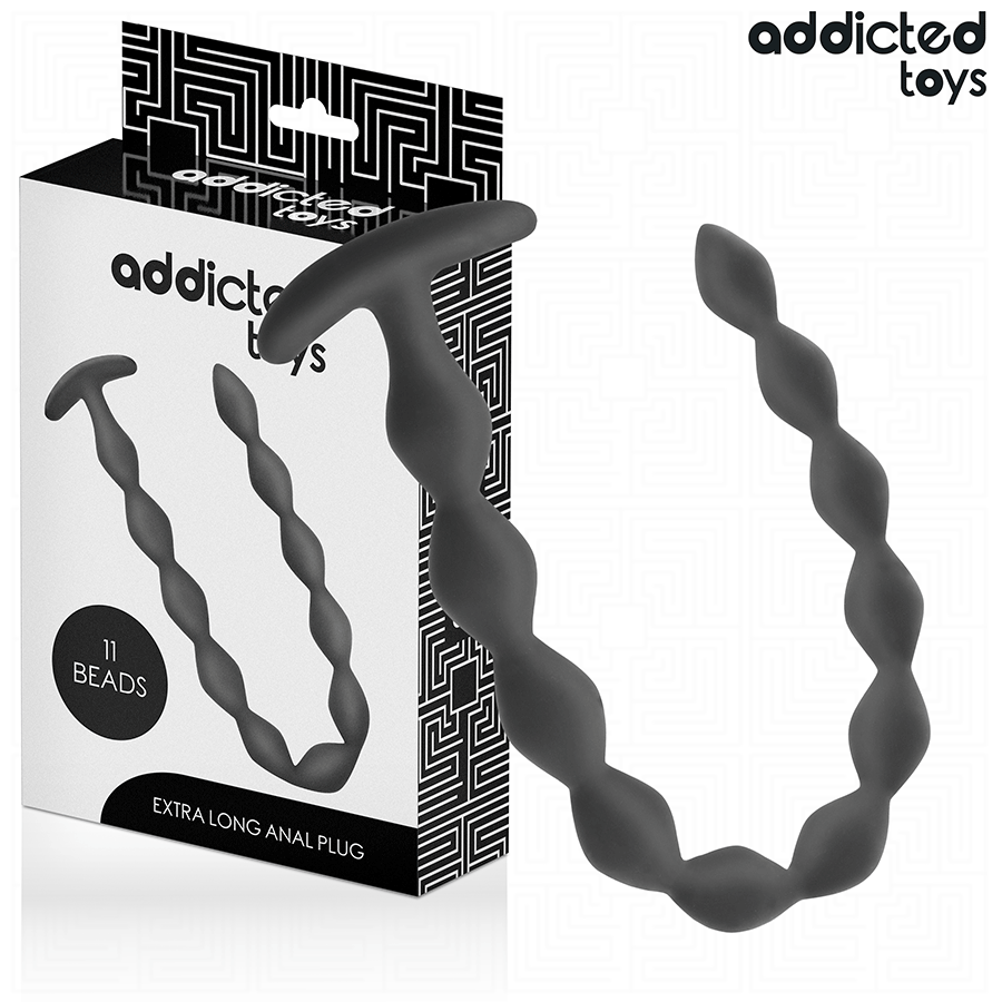 ADDICTED TOYS - BARDZO DŁUGI SILIKONOWY KOREK ANALNY