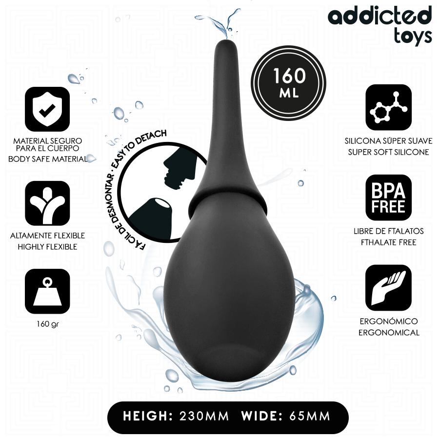 ADDICTED TOYS - PODRÓŻNY CZYŚCIK SILIKONOWY MODEL 3