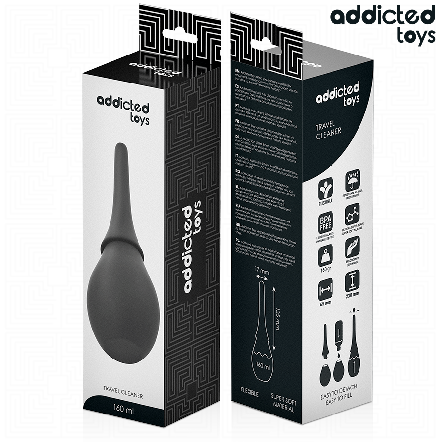 ADDICTED TOYS - PODRÓŻNY CZYŚCIK SILIKONOWY MODEL 3