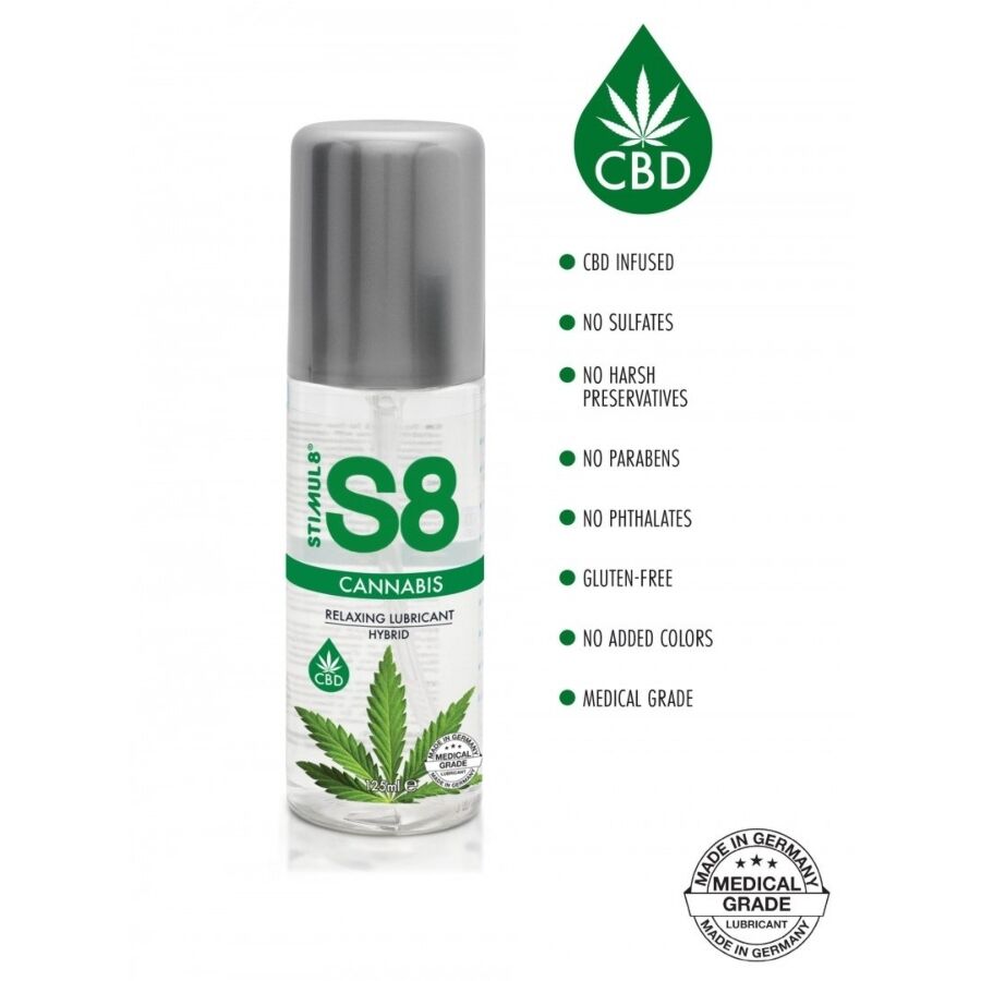 STIMUL8 - S8 KONOPIOWY HBRYDOWY LUBRYKANT 125 ML