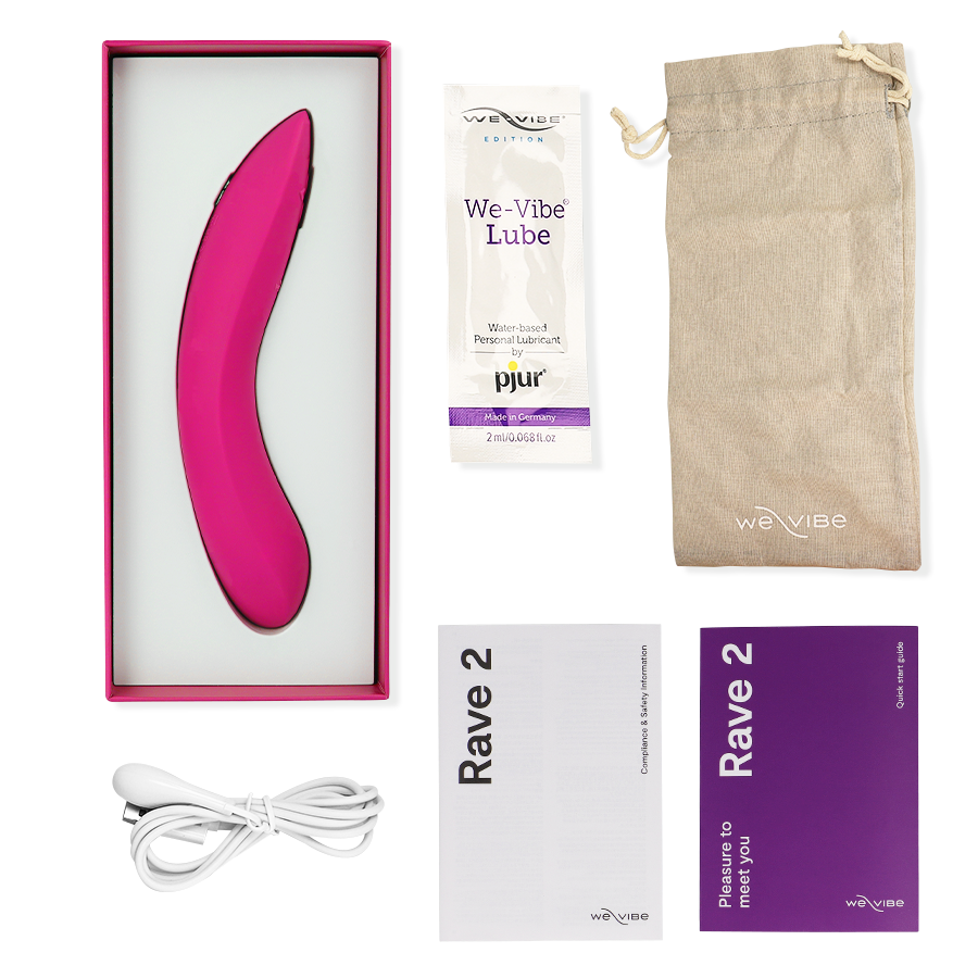 WE-VIBE - RAVE 2 WIBRATOR PUNKTU G RÓŻOWY