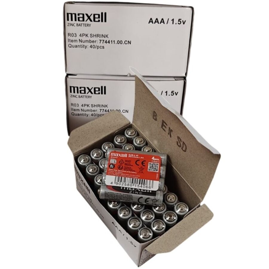 MAXELL - BATERIA SALINA MANGANESO AAA R03 OPAKOWANIE ZBLIŻENIOWE*4