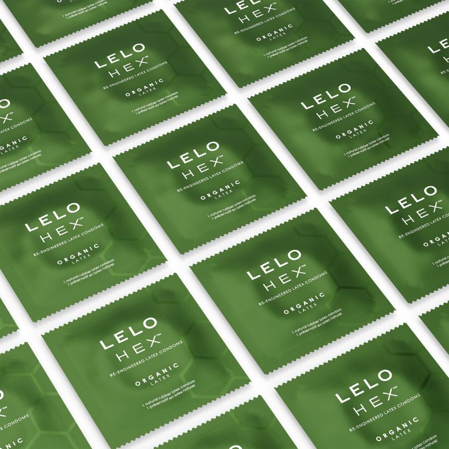 LELO - HEX ORGANIC CONDOMY PUDEŁKO 3 SZT.