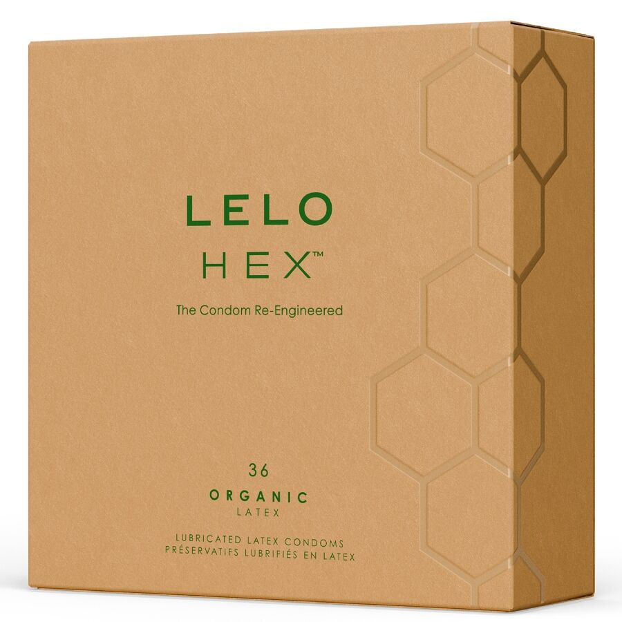 LELO - HEX ORGANIC PREZERWATYWY OPAKOWANIE 36 SZTUK