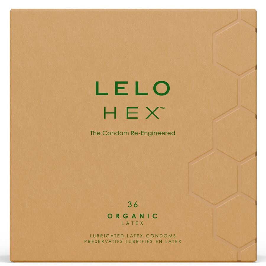 LELO - HEX ORGANIC PREZERWATYWY OPAKOWANIE 36 SZTUK