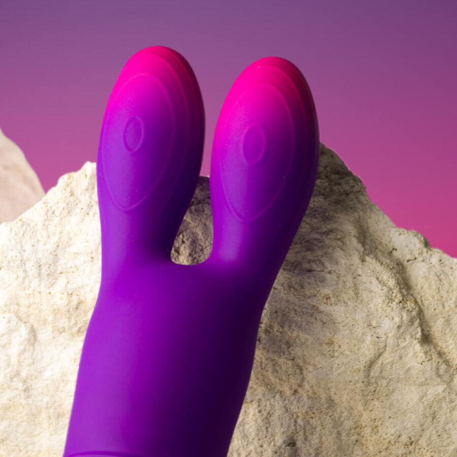 ROCKS-OFF - GLO-GIRL KRÓLIK FIOLETOWY ELASTYCZNY WIBRATOR