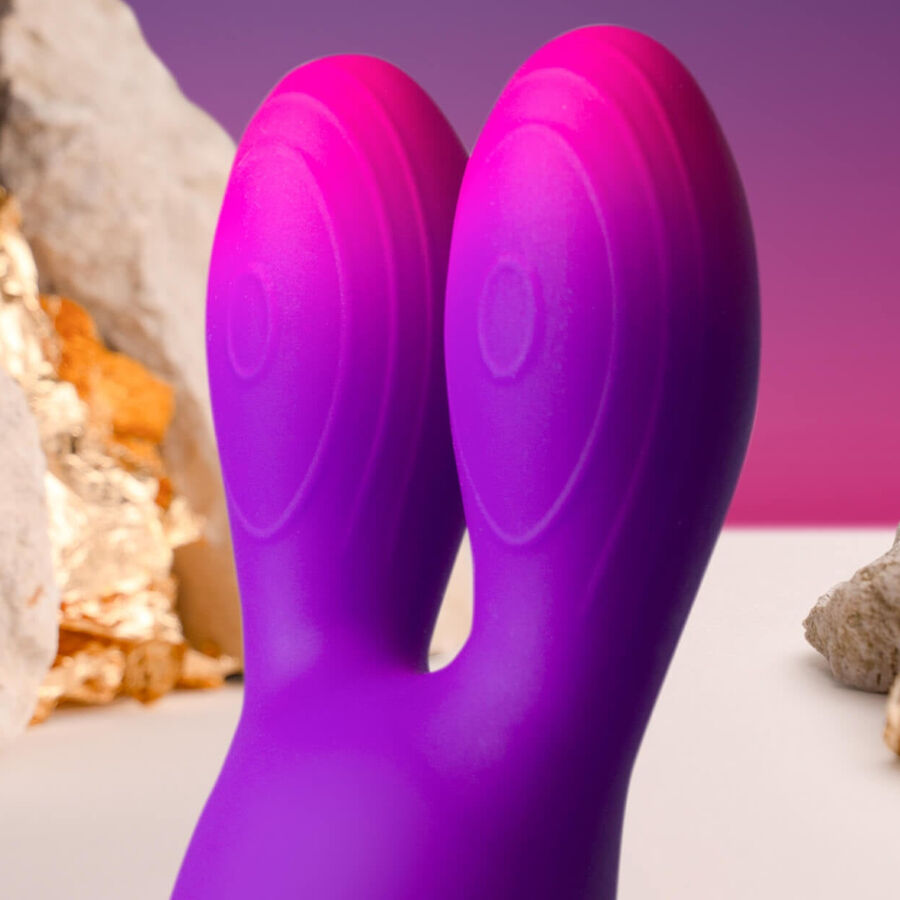 ROCKS-OFF - GLO-GIRL KRÓLIK FIOLETOWY ELASTYCZNY WIBRATOR