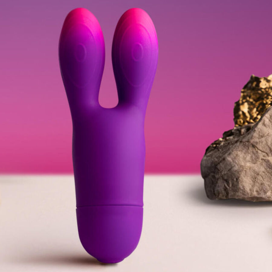 ROCKS-OFF - GLO-GIRL KRÓLIK FIOLETOWY ELASTYCZNY WIBRATOR