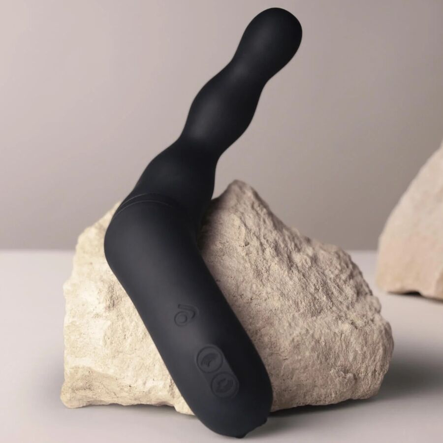 ROCKS-OFF - CZARNY ADAPTER DO WIBRATORA PROSTATY I ODBYTU