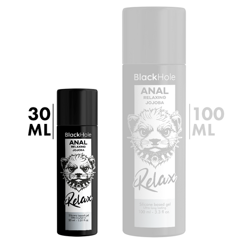 BLACK HOLE - RELAKSUJĄCY ANALNIE JOJOBA RELAKS SILIKONOWY NA BAZIE 30 ML