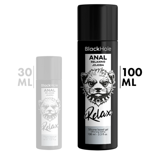 BLACK HOLE - ANAL RELAKSUJĄCY JOJOBA RELAX NA BAZIE SILIKONU 100 ML