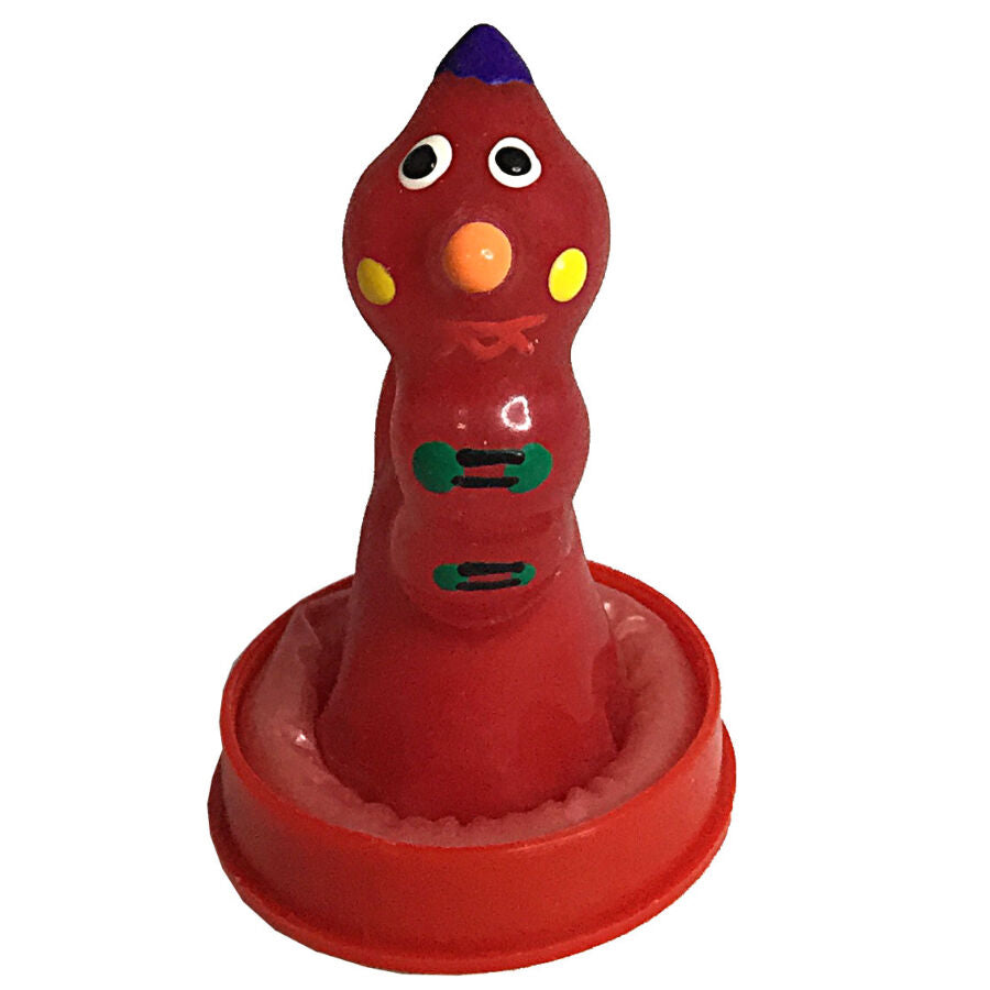 CONDOMERIE - RĘCZNIE MALOWANE ORYGINALNE PREZERWATYWY WORM