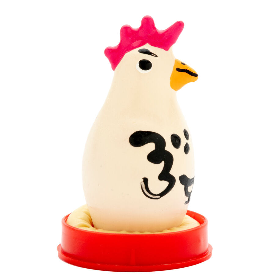 CONDOMERIE - RĘCZNIE MALOWANE PREZERWATYWY COCKY ROOSTER