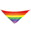 PRIDE - TRÓJKĄTNY BAWEŁNIANY SZALIK Z FLAGĄ TĘCZOWĄ