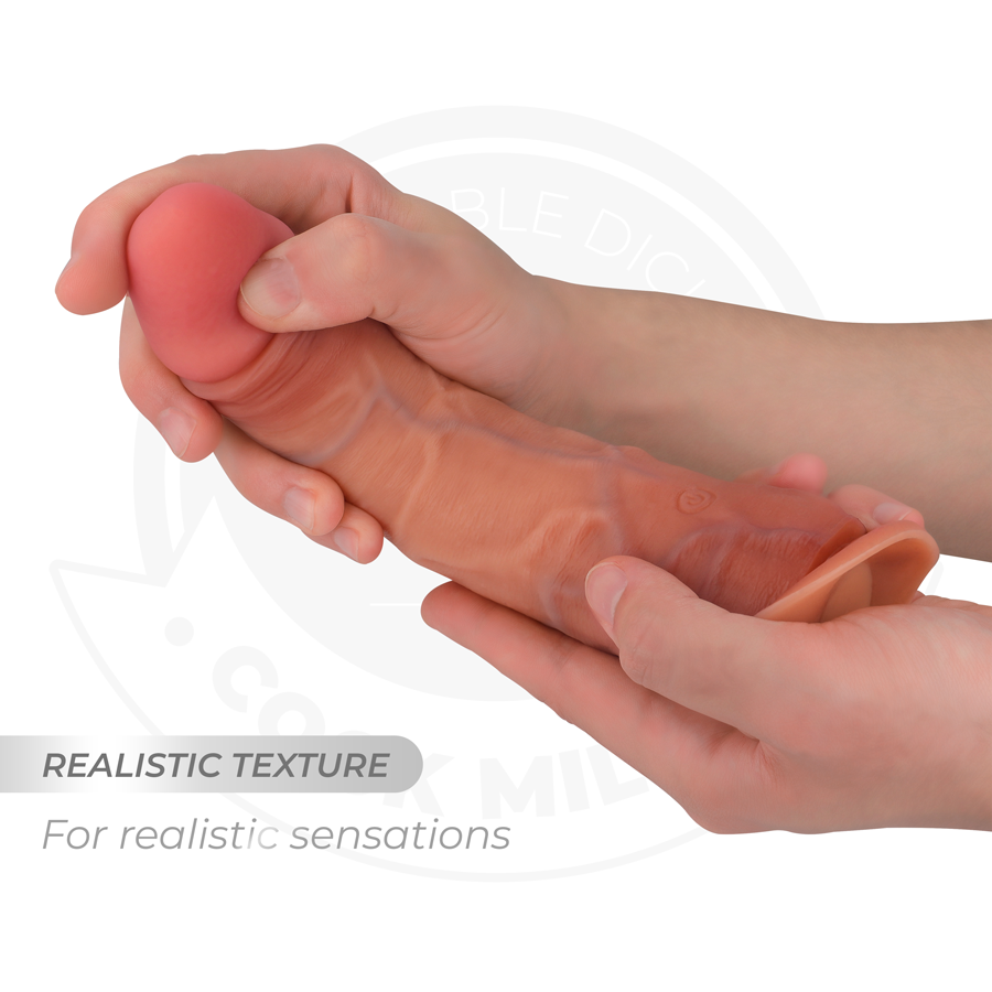 COCK MILLER - HIPERREALISTYCZNE DILDO Z PRZYSSAWKĄ I RUCHEM POSUWISTO-ZWRONTMNYM Z PILOTEM 19,5 CM