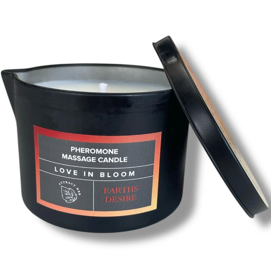 EYE OF LOVE - ŚWIECA DO MASAŻU BLOOM SATIVA EARTHS DESIRE 150 ML