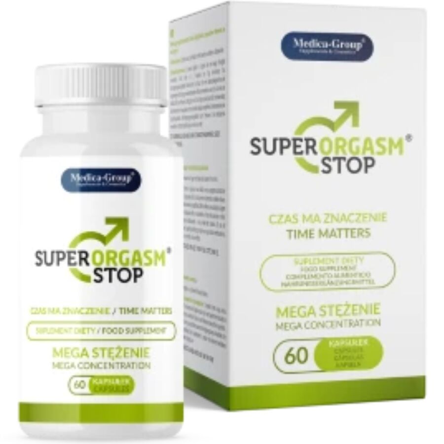 MEDICA GROUP - SUPER ORGASM STOP DELAY DLA MĘŻCZYZN 60 KAPSUŁEK