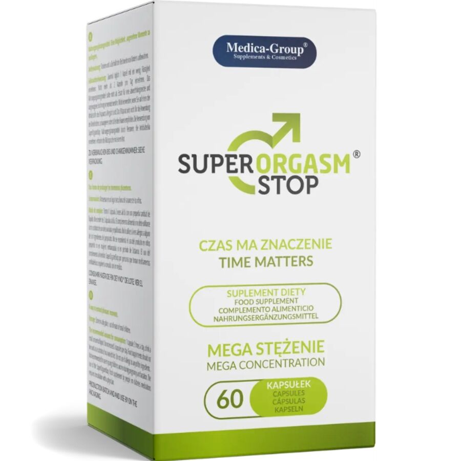 MEDICA GROUP - SUPER ORGASM STOP DELAY DLA MĘŻCZYZN 60 KAPSUŁEK