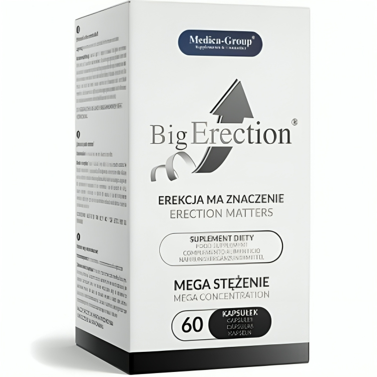 MEDICA GROUP - SILNY WZMACNIACZ EREKCJI DLA MĘŻCZYZN 60 KAPSUŁEK