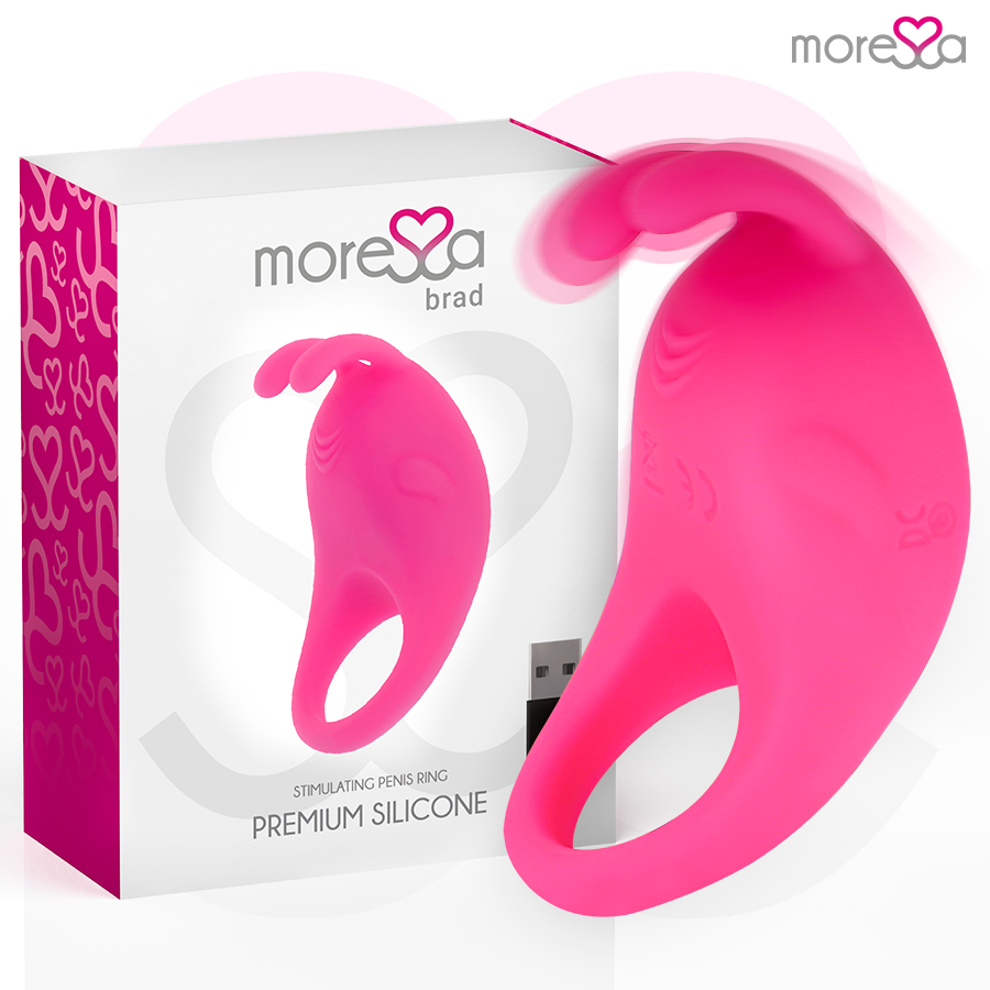MORESSA - BRAD PREMIUM SILIKONOWY AKUMULATOROWY RÓŻOWY