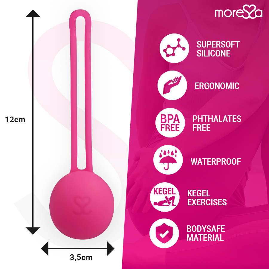 MORESSA - OSIAN ONE PREMIUM SILIKONOWY RÓŻOWY