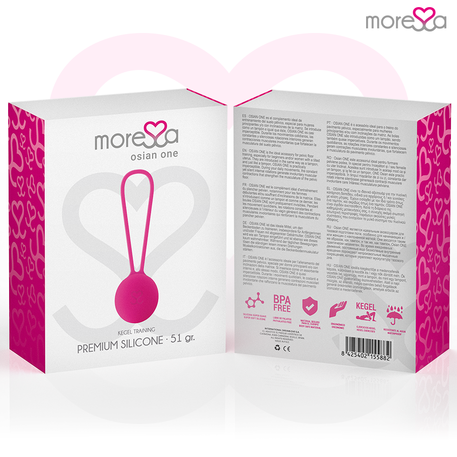 MORESSA - OSIAN ONE PREMIUM SILIKONOWY RÓŻOWY