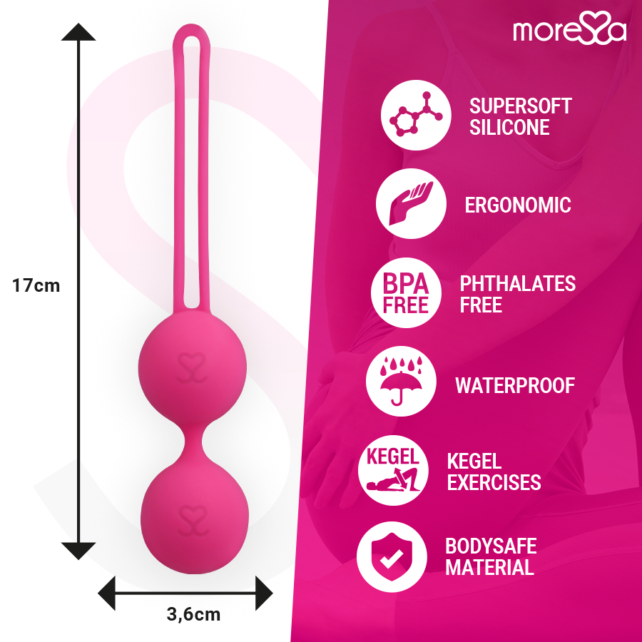 MORESSA - OSIAN TRZY PREMIUM SILIKON RÓŻOWY