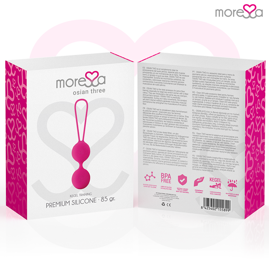 MORESSA - OSIAN TRZY PREMIUM SILIKON RÓŻOWY