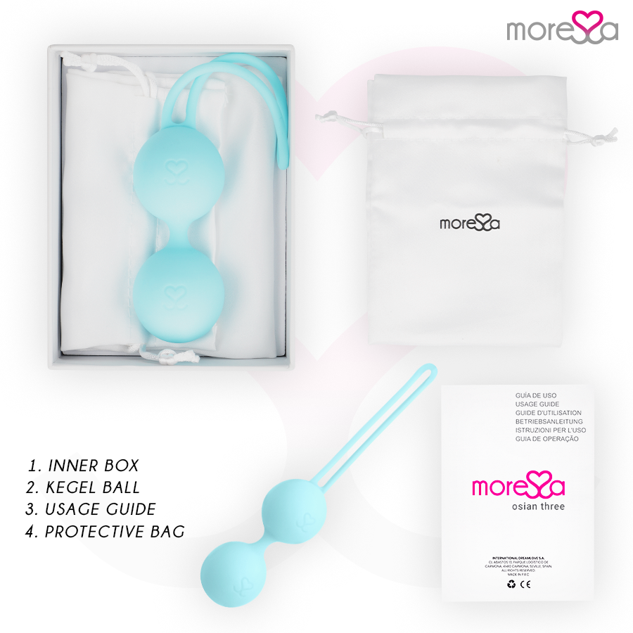 MORESSA - OSIAN TRZY PREMIUM TURKUSOWY SILIKON