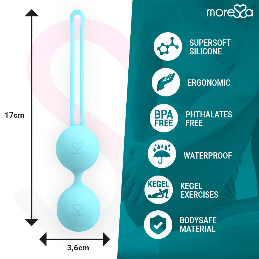 MORESSA - OSIAN TRZY PREMIUM TURKUSOWY SILIKON