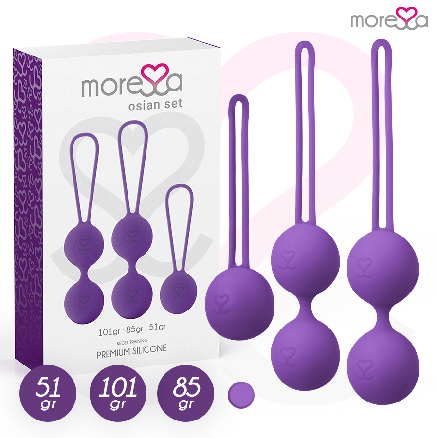 MORESSA - ZESTAW OSIAN PREMIUM LILIOWY SILIKON