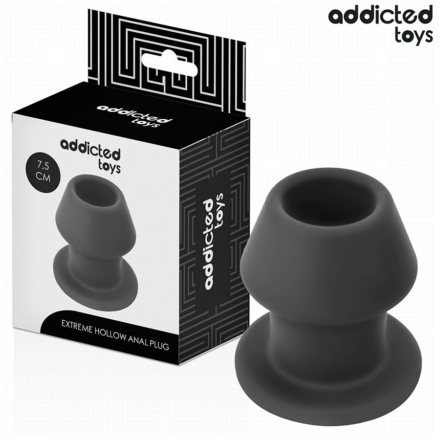ADDICTED TOYS - EKSTREMALNY PUSTY KOREK ANALNY SILIKONOWY ROZMIAR S 7,5 CM