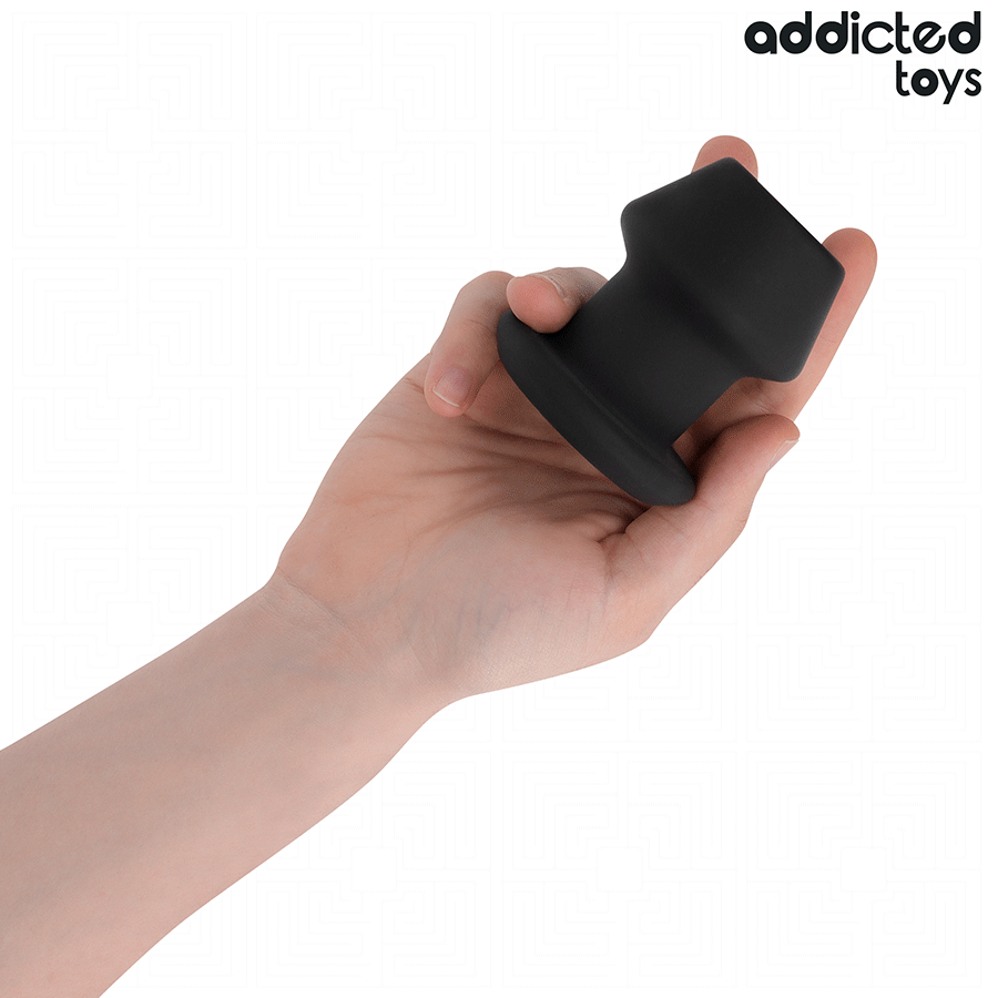 ADDICTED TOYS - EKSTREMALNY PUSTY KOREK ANALNY SILIKONOWY ROZMIAR S 7,5 CM