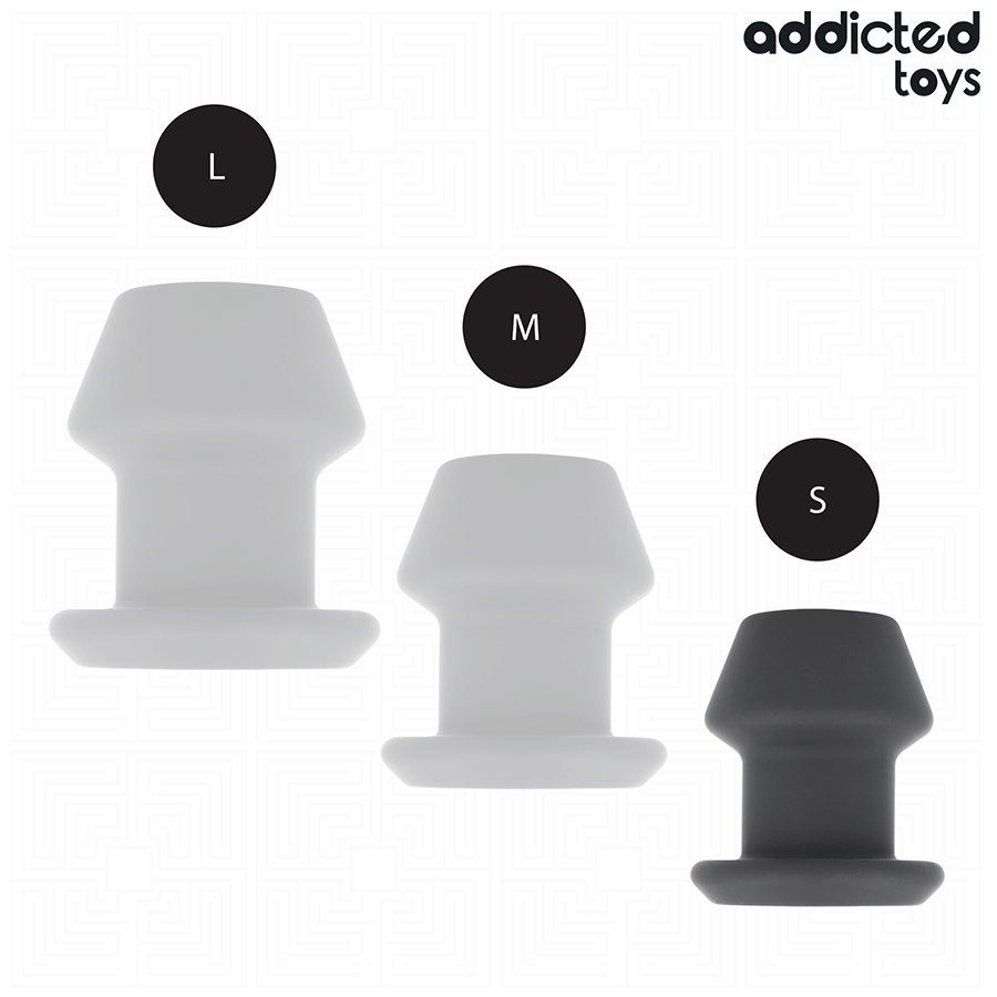 ADDICTED TOYS - EKSTREMALNY PUSTY KOREK ANALNY SILIKONOWY ROZMIAR S 7,5 CM