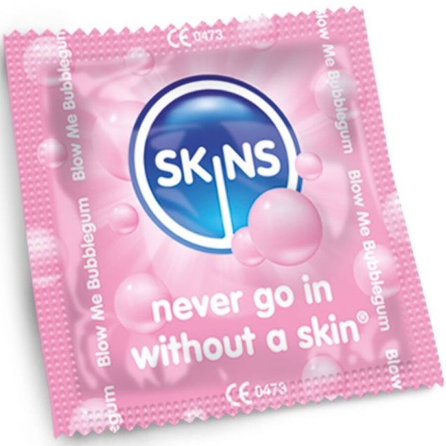 SKINS - GUMA BALONOWA PREZETRWATYWY PREMIUM OPAKOWANIE 8 SZT.