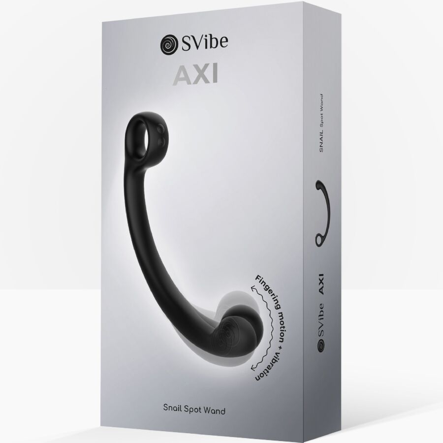 SNAIL VIBE - AXI WIBRUJĄCA RÓŻDŻKA DO MASAŻU CZARNA