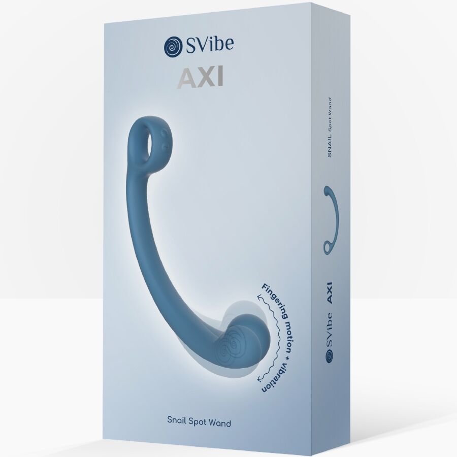 WIBRUJĄCY MASAŻER AXI SNAIL VIBE W KOLORZE NIEBIESKIM