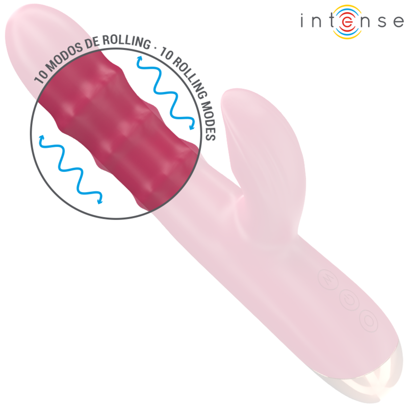 INTENSE - CHLOE WIBRATOR WIELOFUNKCYJNY 3 W 1 CZERWONY