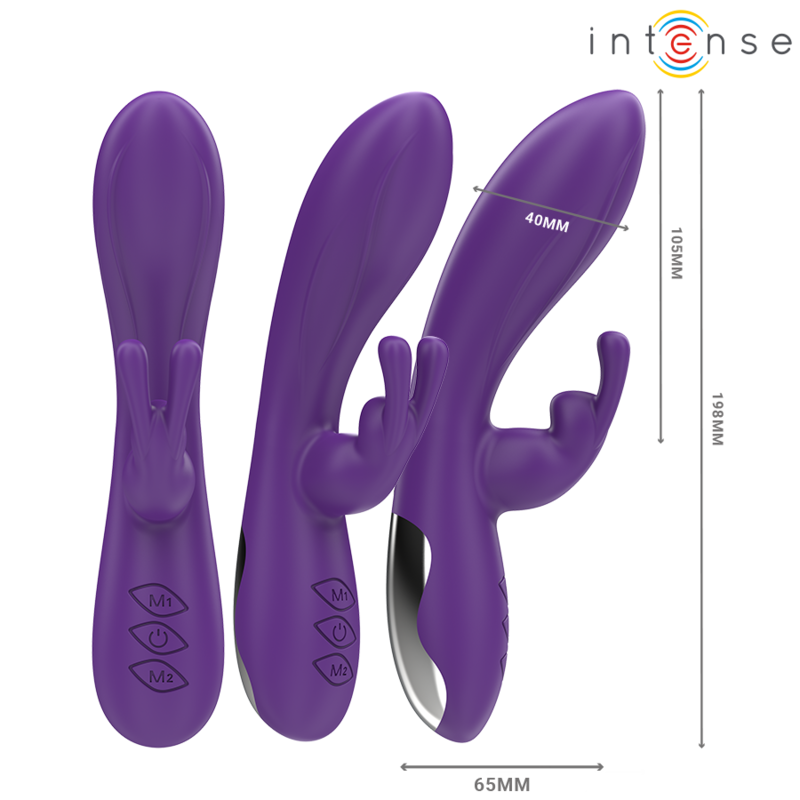 INTENSE - RANDALL KRÓLIK WIBRATOR 10 WIBRACJI FIOLETOWY