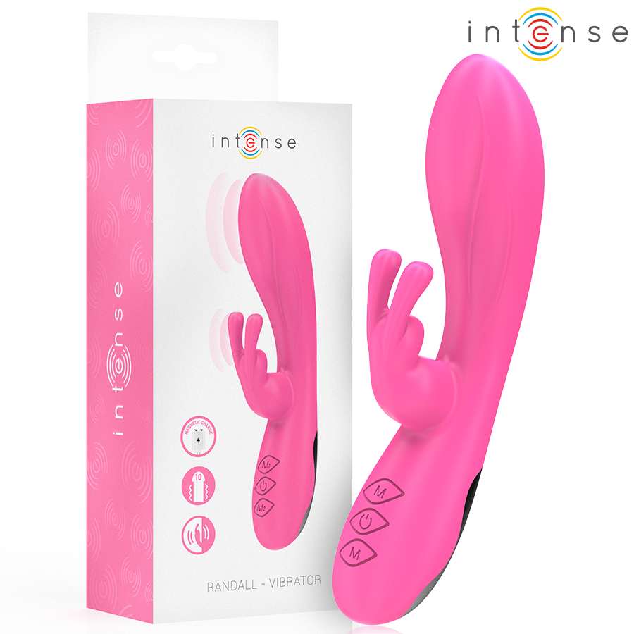 INTENSE - WIBRATOR KRÓLICZEK RANDALL 10 WIBRACJI RÓŻOWY