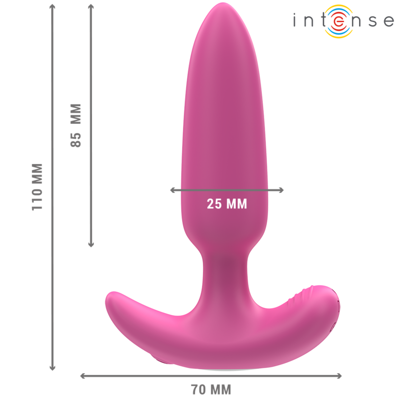 INTENSE - ROSS KOREK ANALNY 10 WIBRACJI RÓŻOWY PILOT