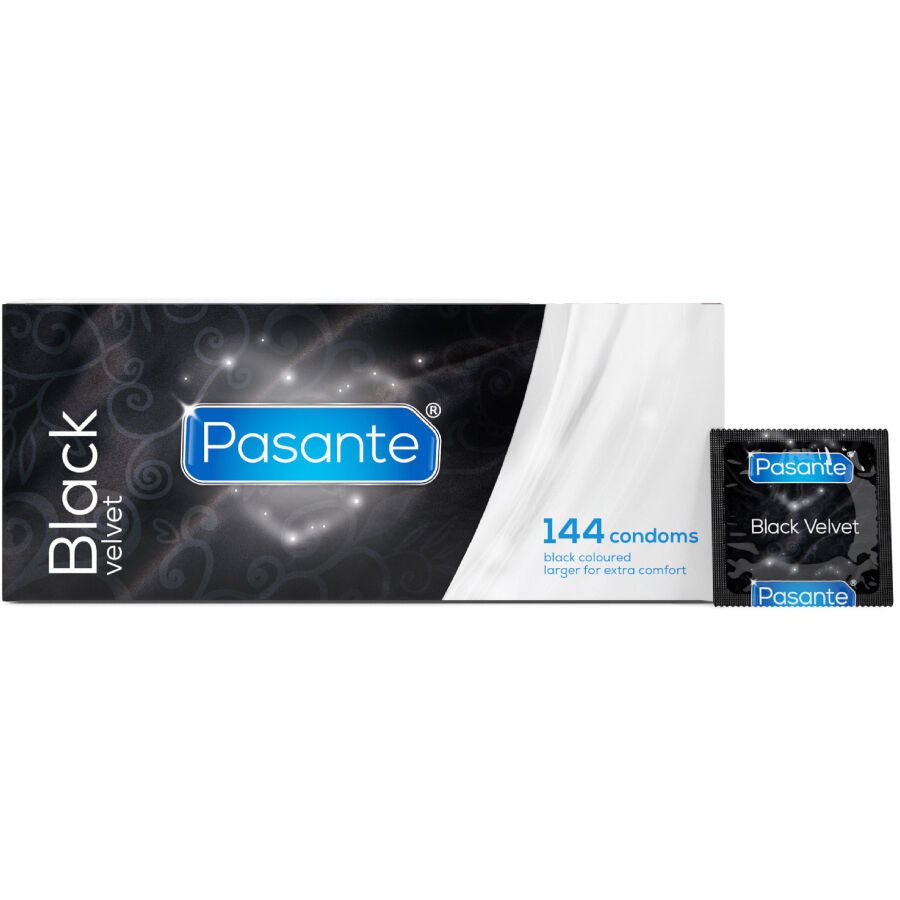 PASANTE - PREZERWATYWY BLACK VELVET OPAKOWANIE 144 SZTUKI