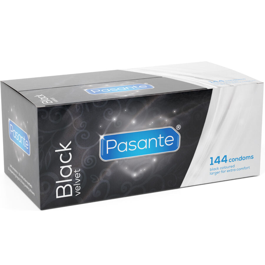 PASANTE - PREZERWATYWY BLACK VELVET OPAKOWANIE 144 SZTUKI